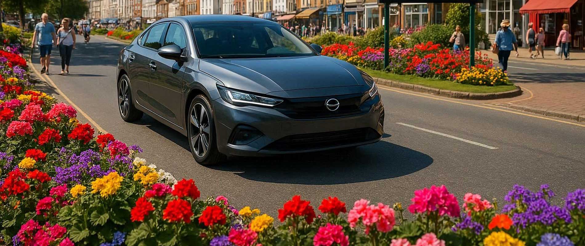 Vehicles on an uphill road in scarborough